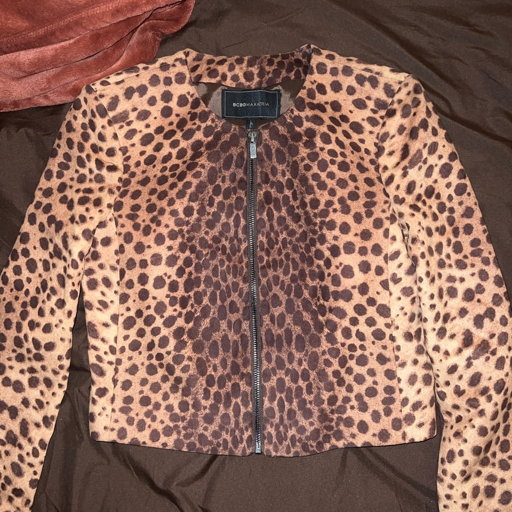 BCBVMAXAZRIA Leopard Print Jacket
